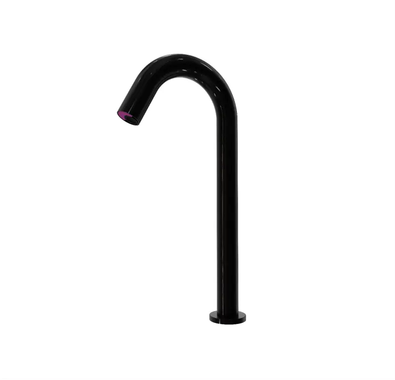Tall sensor tap automatic basin tap in black by Askon Hygiene